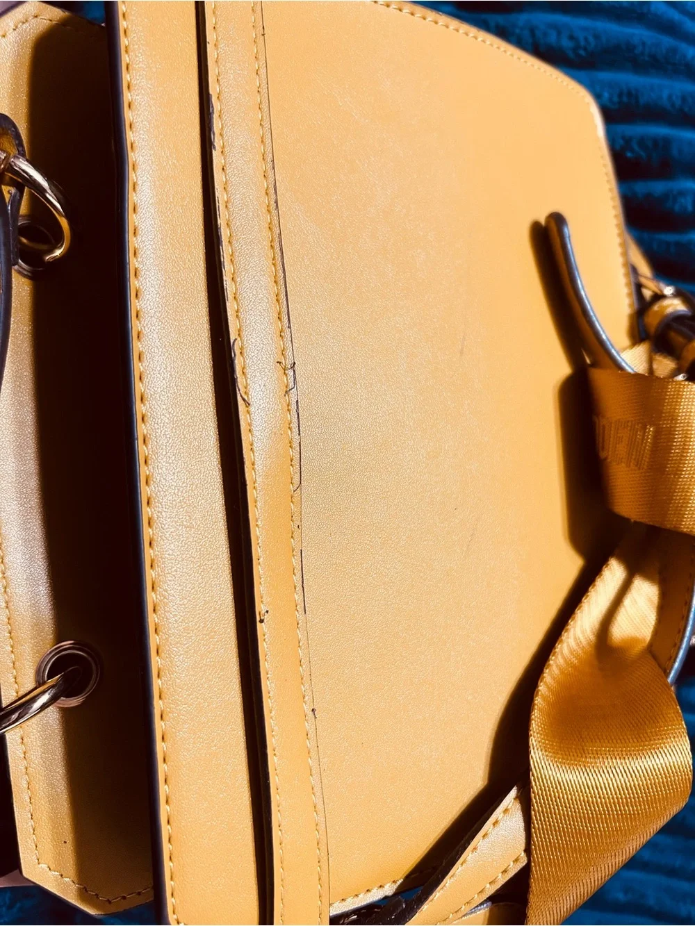 Steve Madden Crossbody Satchel- MERIGOLD